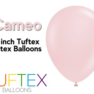 Cameo Balloons 5 inch Tuftex Latex, Tuftex Balloons, Blush Balloons, Boho Balloons, DIY Balloon Garland, Qualtex Balloons, 5in, 5&quot;
