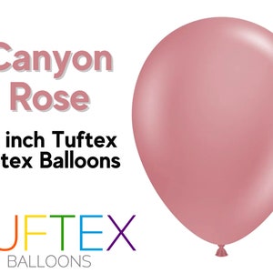 Canyon Rose Balloons 11 inch Tuftex Latex, Tuftex Balloons, Blush Balloons, Boho Balloons, DIY Balloon Garland, Qualtex Balloons, 11in, 11&quot;