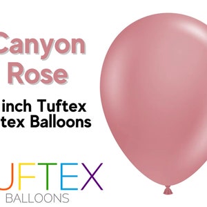 Canyon Rose Balloons 5 inch Tuftex Latex, Tuftex Balloons, Blush Balloons, Boho Balloons, DIY Balloon Garland, Qualtex Balloons, 5in, 5&quot;