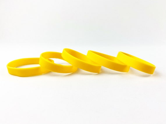 Yellow Wristbands | Silicone Bracelets