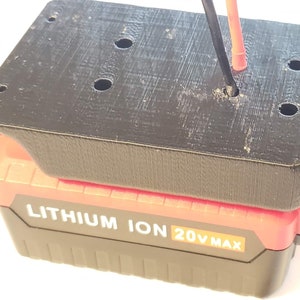 20V Battery Adapter, Porter Cable 20V Max, Li-Ion DIY Project Adapter, Power Wheels Convertor, Convert 20v to DIY Connection Output Robot