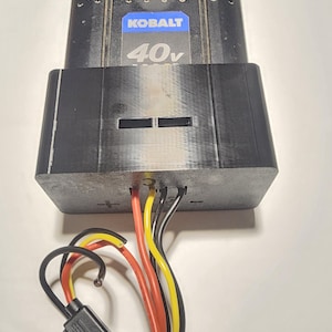 Kobalt 40V Battery Convert Adapter, DIY Connection Output Power Dock WITH Fuse and Signal Wires