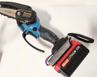 Adapt Saker Chain Saw to use Porter Cable li-ion batteries