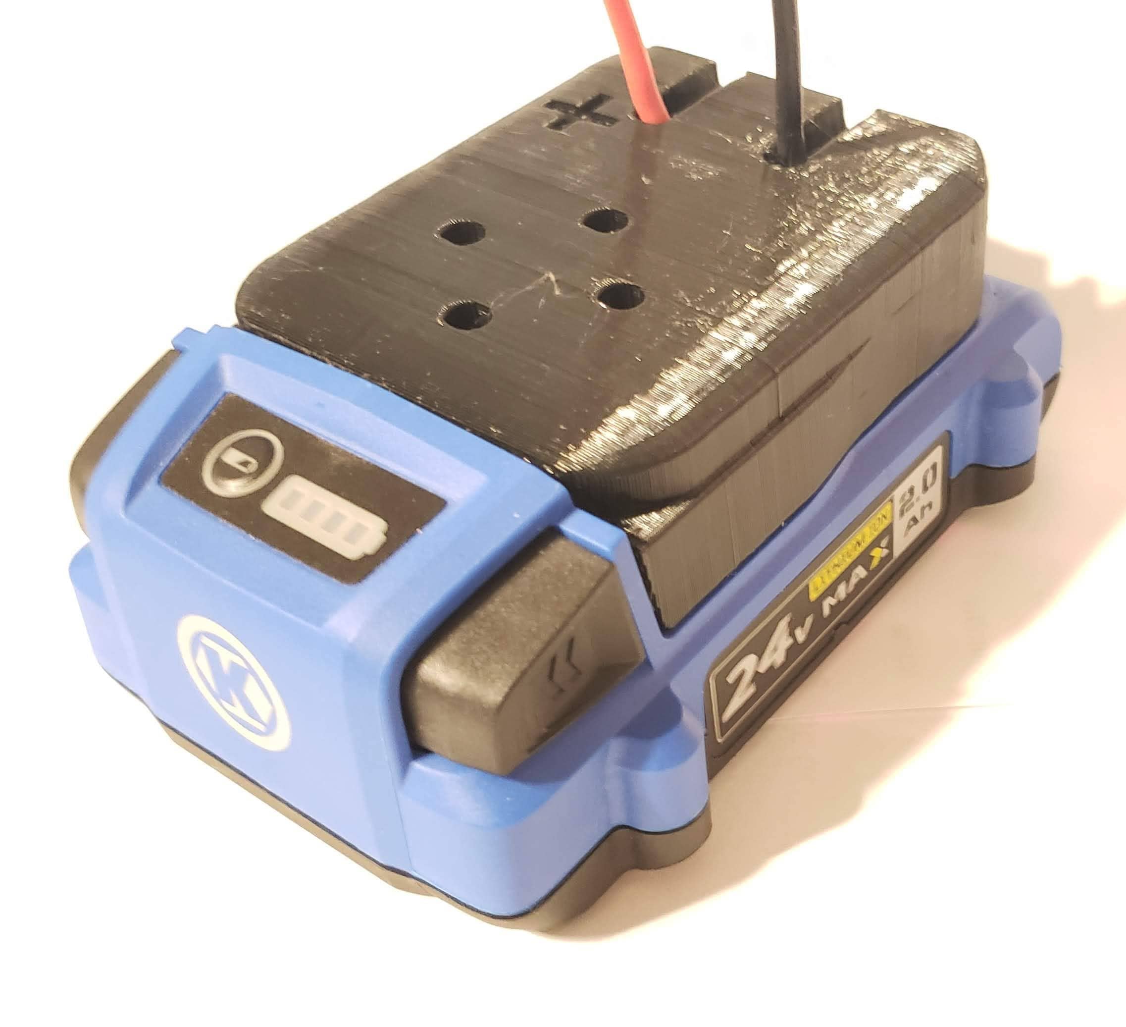 Kobalt 24V Battery Adapter, Kobalt Batteries Convert Adapter, 24V MAX