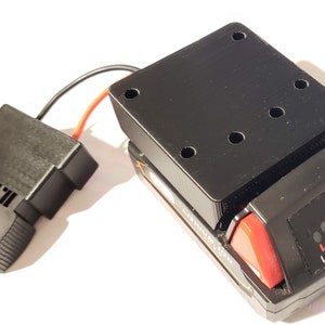 Ryobi 18V Power Wheels Battery Discharger, Quick Disconnect DIY Convert 18v to 12v Locking Ryobi Cap, 18v Li-ion Lithium Milwaukee BatteryV2