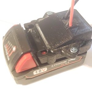 Milwaukee Adapter, Milwaukee 18v DIY Adapter, Connector 18v DC Project Li-ion Lithium Milwaukee, Power Wheels Charger (Battery not included)