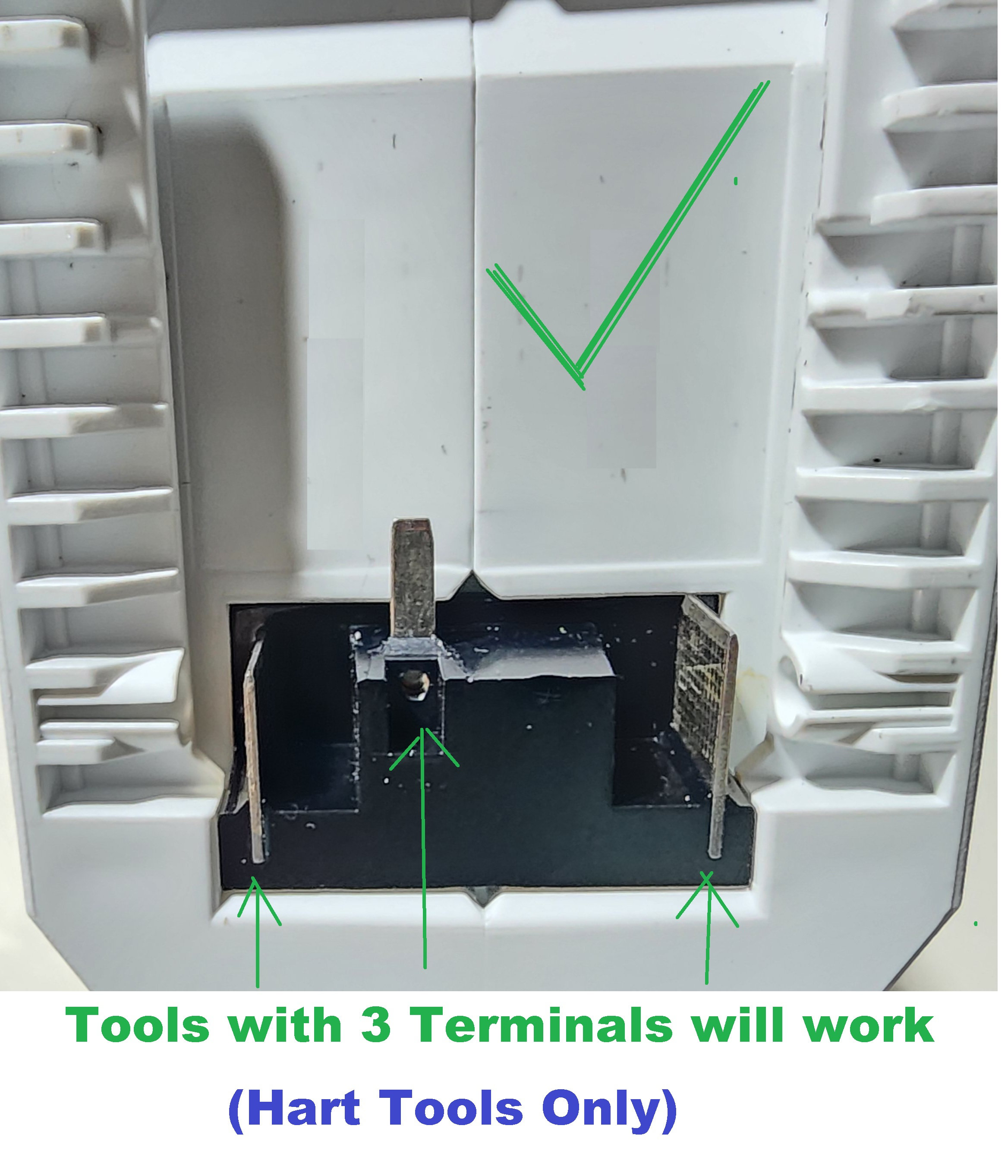 Hart Tool Adapter to Hypertough 20v Batteries Tool Adapter, Batteries