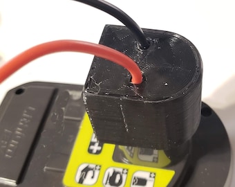 Ryobi One+ 18V DIY Project Adapter, DC 14AWG Silicon Leads