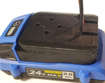 Adaptador convertidor de batería Kobalt de 24 V, salida de conexión DIY