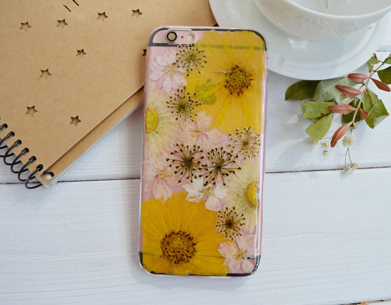 real Pressed flower case Iphone X case Iphone XS case Iphone XR case Iphone XSMAX case Iphone 11 pro max case clear floral case iphone 7