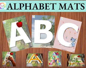 Amazing Alphabet Playdough Mats, Printable Play Dough Mat, Alphabet Worksheets, Letter formation, Homeschool Activities for Pre-K and K