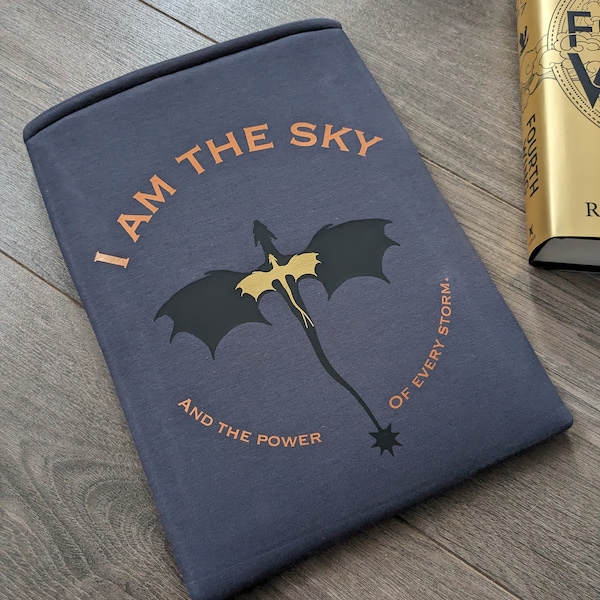 Kindle Sleeve 'I Am The Sky' Fourth Wing Officially Licensed Rebecca Yarros. Kindle Paperwhite. Voyage Sleeve. E-Reader Case.