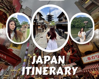 JAPAN REISEFÜHRER: 500 Dinge zu tun in Tokio, Kyoto, Osaka, Hakone, Nara, Uji 2-Wochen-stündlicher Reiseplan mit Vorlagen plus Google-Karte!