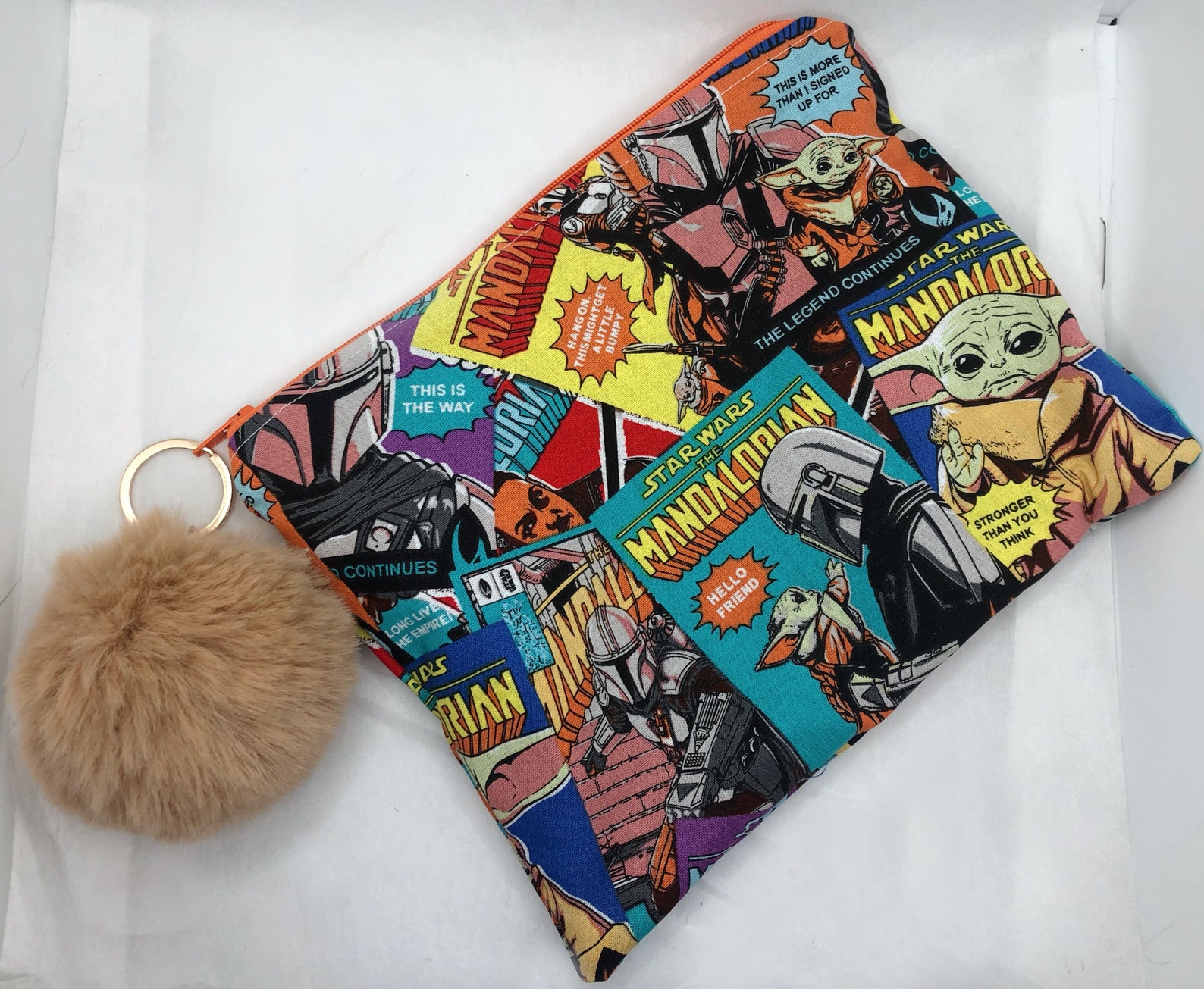 Mando and Grogu Makeup Bag/Pencil Bag/Wallet/Purse/Clutch Etsy