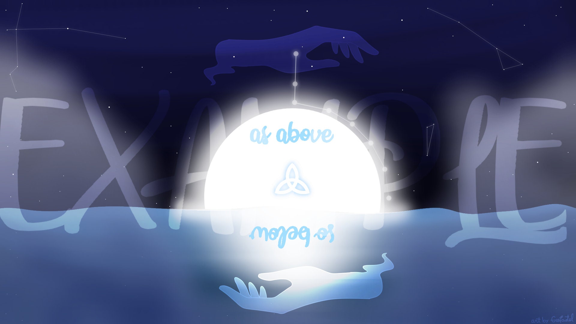 As Above So Below Instant Download Wallpaper 1920x1080 | Etsy