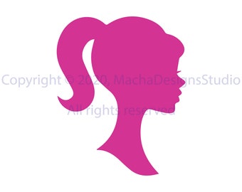 Download Barbie Head Svg Etsy