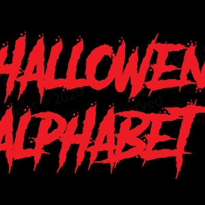Hallowen Alphabet SVG, Hallowen SVG, Bllod Font SVG, Alphabet Svg, Instant Download, Font Svg, Digital Download, Horror Font Svg, File Svg
