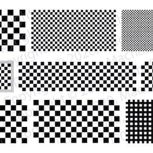 Checkered Bundle SVG, Checkered Pattern SVG, Checkered  SVG, Digital Download, Checkered Racing Pattern Cut File, Checkered Cricut, ClipArt