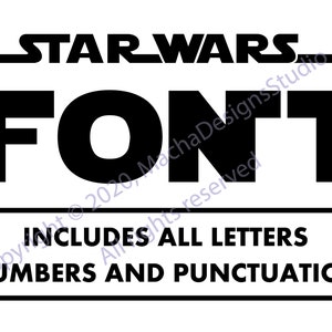 Fuentes SVG de Star Wars, Fuentes SVG, Alfabeto SVG de Star Wars, Fuentes SVG, Descarga digital, Letras SVG de Star Wars, Alfabeto de Star Wars, Alfabeto SVG