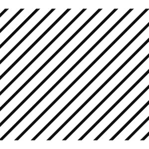 May include: Black and white diagonal striped pattern.