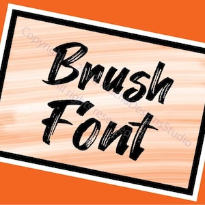 Font pennello SVG, alfabeto pennello SVG, download immediato, font SVG, download digitale, alfabeto Svg, clipart pennello, font pennello SVG, font