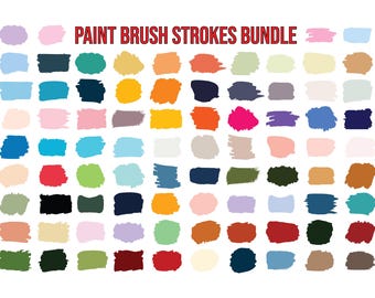 Clipart de coup de pinceau : peinture abstraite pinceau SVG PNG (téléchargement numérique