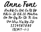 Anne Font Svg Etsy