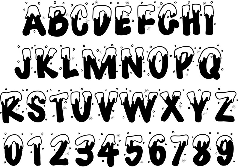 Download Clip Art Letters Cut Files For Silhouette Studio Cricut Christmas Font Svg Digital Download Svg Download Christmas Alphabet Svg Christmas Svg Art Collectibles