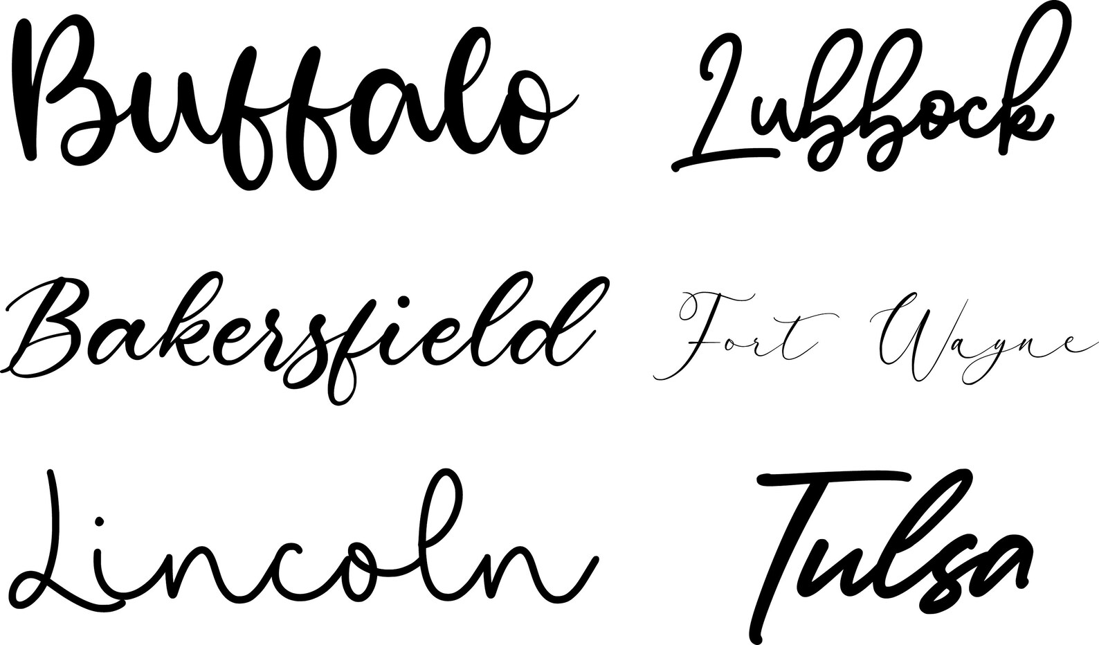 Handwritten Cursive Font Bundle (SVG, PNG, TTF) - Etsy