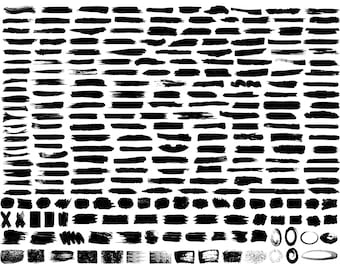 Clipart pinceaux : outils de peinture SVG, PNG (téléchargement numérique)