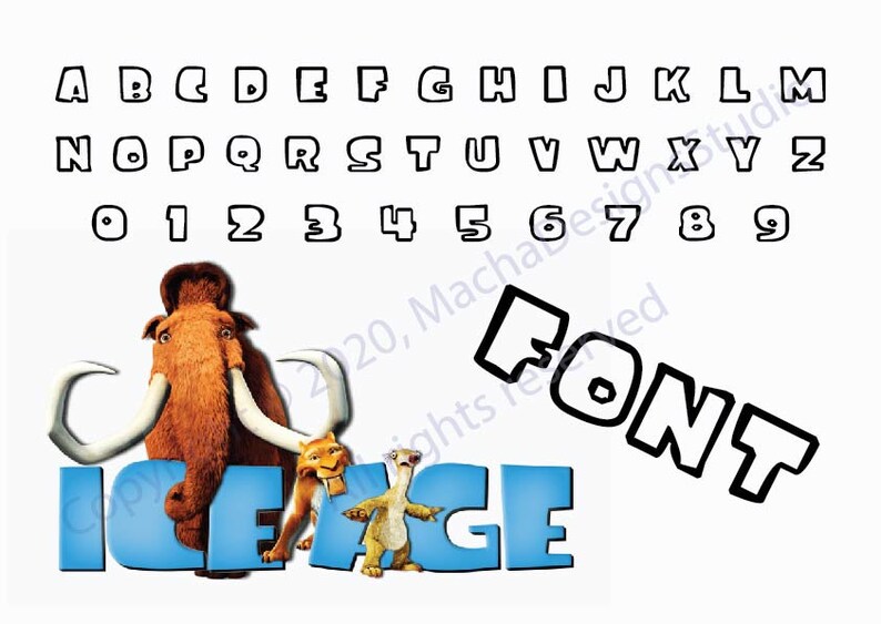 Ice Age Font Svg Ice Age Letters Svg Ice Age Alphabet Svg Etsy Images