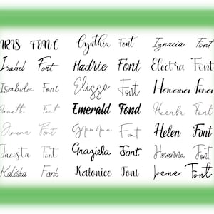 Schriftart # 3 Bundle SVG, handgeschriebene Schrift SVG, Schrift SVG, handgeschriebene Buchstaben SVG, kursive Schriftart für Cricut, Schrift Bundle svg, kursive SVG-Schrift