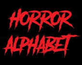 Horror Alphabet SVG Font: Clipart for Cricut Silhouette (Instant Download)