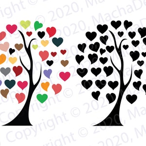 Valentinstag Baum SVG, Valentine SVG, Herz Baum SVG, Herz SVG, digitaler Download, Liebe SVG, Valentinstag SVG, Herzen Clipart, Valentine Png