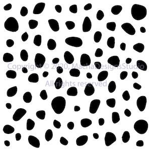 Dalmatische vlekken SVG, Dalmatische SVG, hond SVG, dierlijke vlekken Svg, dierlijke Svg, Instant Download, Dalmatiërs Print Svg, vlekken patroon Svg