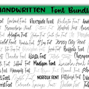 Kalligraphie Schriftarten SVG, Schreibschrift SVG, handgeschriebene Schrift SVG, Schreibschrift SVG, Alphabet SVG, Cricut Schrift SVG, Schrift Bundle SVG, Buchstaben SVG