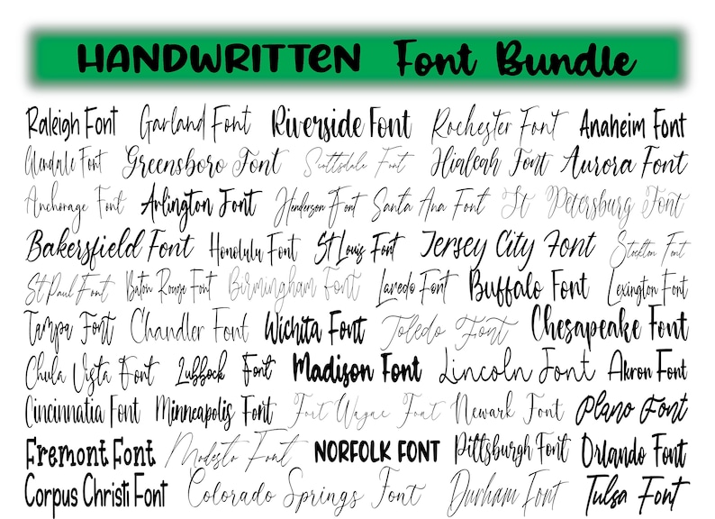Calligraphy Fonts SVG Cursive Font SVG Handwritten Font SVG - Etsy