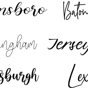 CURSIVE FONT SVG, Font Svg, Digital Font Svg, Font Bundle for Logo ...