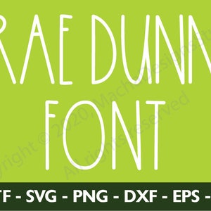 Rae Dunn police SVG, Rae Dunn Alphabet SVG, Rae Dunn Svg, Alphabet SVG, police Svg, Rae Dunn inspiré Svg, Alphabet maigre, ferme police Svg