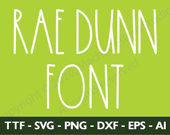 Rae Dunn Font SVG, Rae Dunn Alphabet SVG, Rae Dunn Svg, Alphabet SVG, Font Svg, Rae Dunn Inspired Svg, Skinny Alphabet, Farmhouse Font Svg