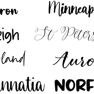 City Cursive Cursive Font SVG Bundle: 50 Handwritten Script Fonts (TTF, SVG) - Etsy
