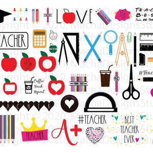 Pacote SVG de Professor, Pacote SVG de Escola, SVG de Professor, Download Instantâneo, Capuz de Formatura Svg, Designs Svg, Melhor Svg de Professor, Presente Svg de Professor