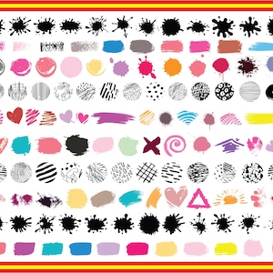 Farbspritzer SVG, Farbspritzer SVG, Farbspritzer SVG, Bundle SVG, Spritzer SVG-Dateien für Cricut, Splatter ClipArt, Splatter Cricut, Cricut