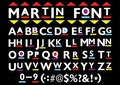 Martin Font SVG: African Alphabet Letters (Instant Download)