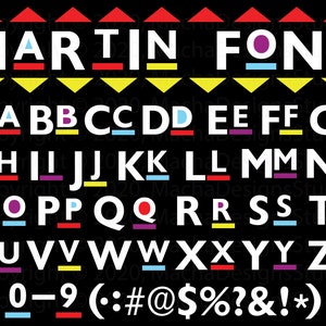 Martin Font SVG, Instant Download, African Font SVG, Individual Letters Svg, American Font Svg, Martin Svg, African Svg, Martin Alphabet SVG