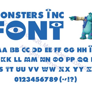 Font Monsters & Co. SVG, Download digitale, SVG Monsters & Co., Font Monsters & Co. SVG, Font Monsters University SVG, Font SVG, Download istantaneo, Alfabeto Monsters & Co.