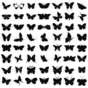 Schmetterling Bundle SVG, Schmetterling SVG, Schmetterling Silhouette, Schmetterling Bundle SVG-Dateien, Instant Download Schmetterling-Dateien für Cricut, Cricut