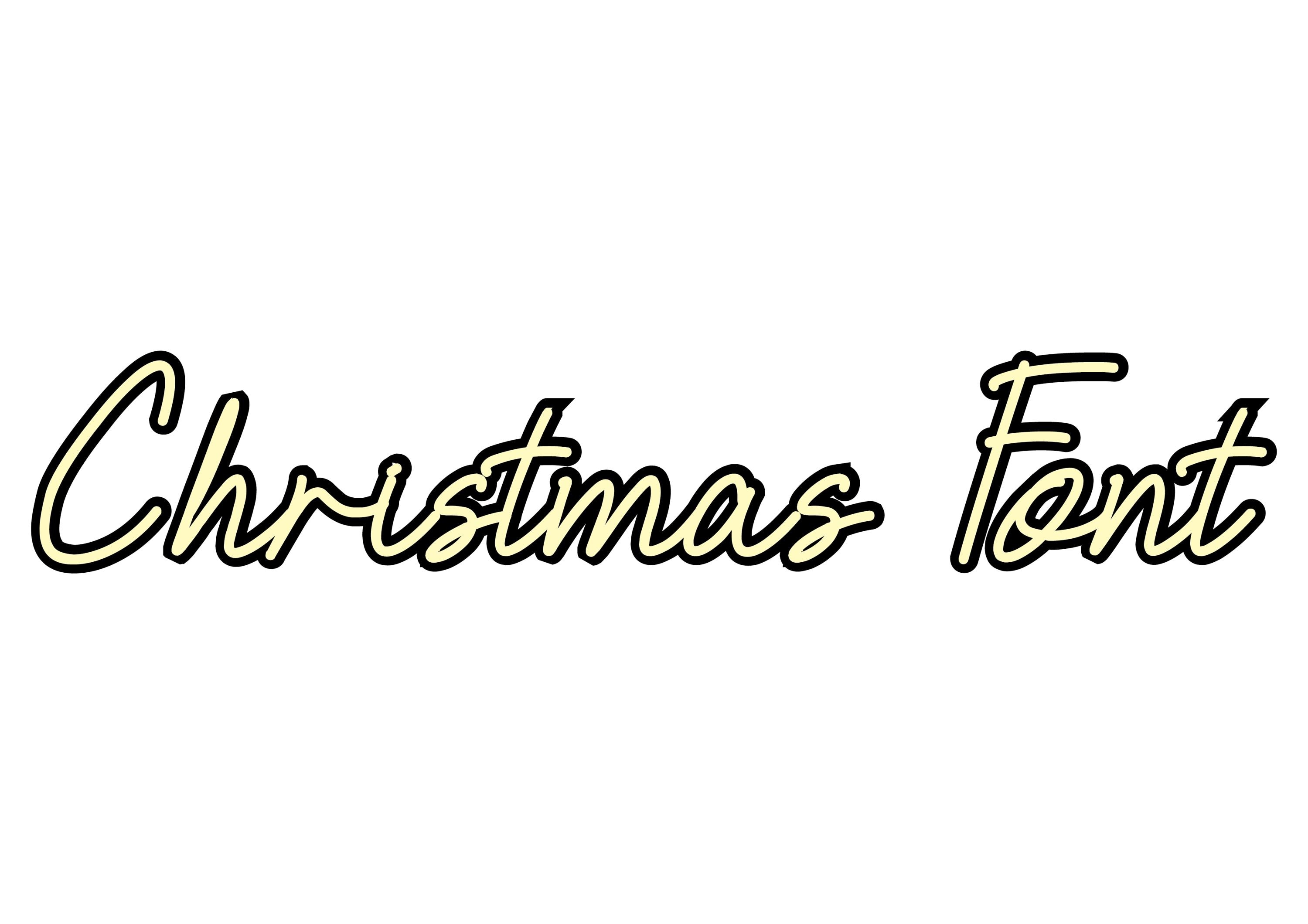 Christmas Font Bundle: Script & Holiday Fonts (instant Download) - Etsy