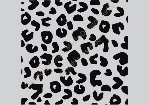 Leopard Print SVG Leopard Pattern SVG Files Animal Print | Etsy