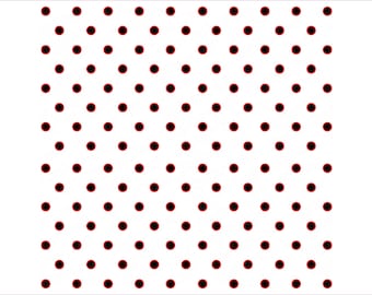 Motif à pois rouges et noirs : PNG SVG sans couture pour Cricut (téléchargement numérique